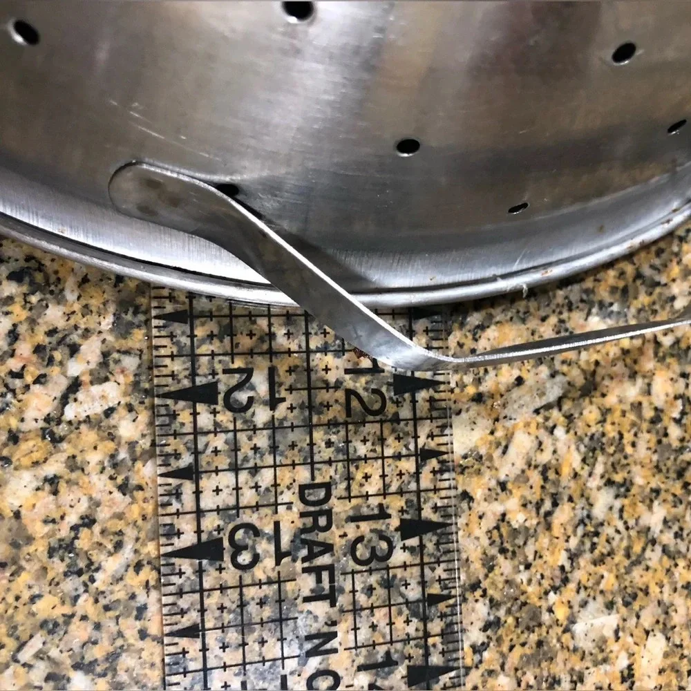 VTG STAINLESS STEEL METAL STRAINER WITH HANDLES MADE IN KOREA